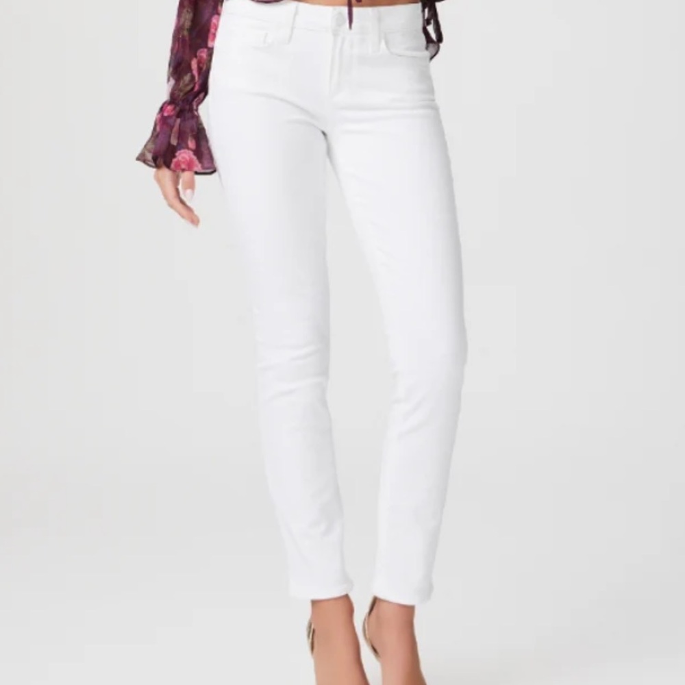 White Paige Skyline Ankle Peg